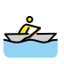 man rowing boat